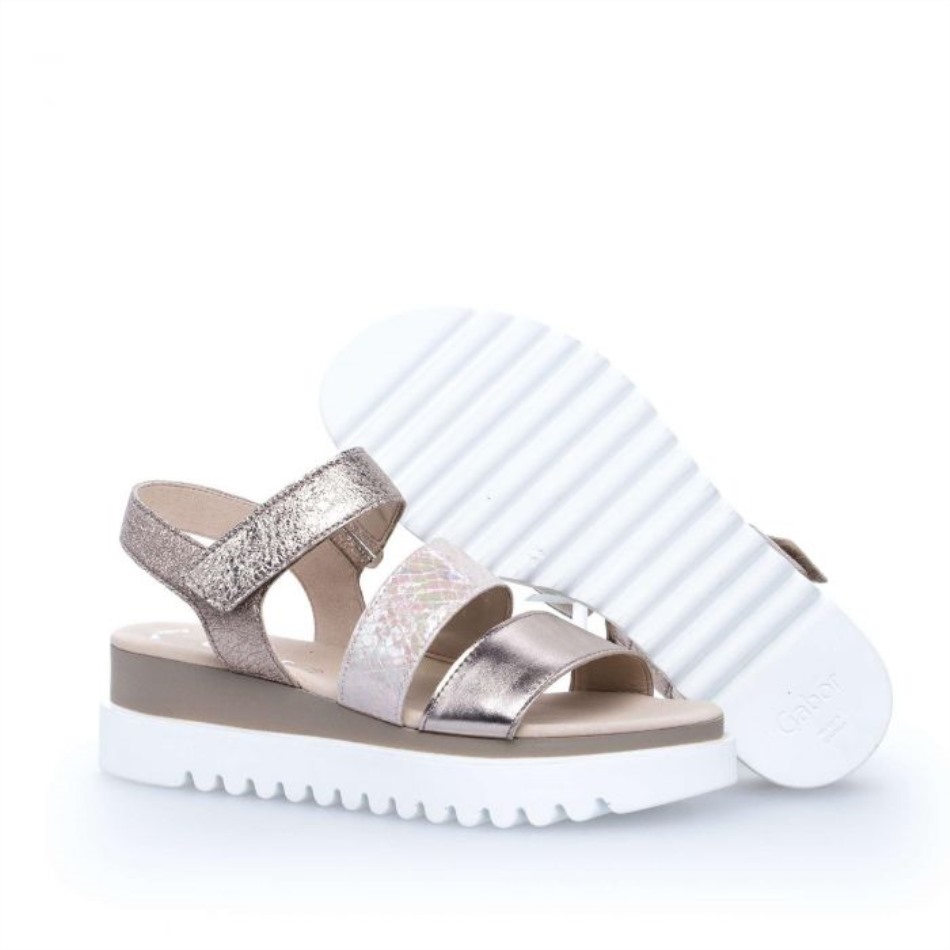 Gabour | Exclusif 2361064 - Cuir Métallisé Or Rose